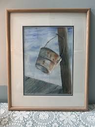 Watercolor Painting Original, Matted, Signed, Country Rusty ...