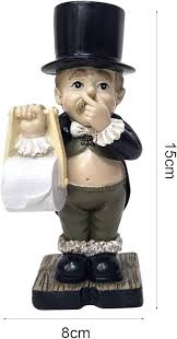 Amazon.com: Toilet Butler Statue Toilet Paper Holders ...