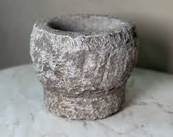 18th Century Large Marble Mortar – Hand-carved French Apothecary Bowl – Antique Rustic Farmhouse Decor – 30cm Wide - Etsy