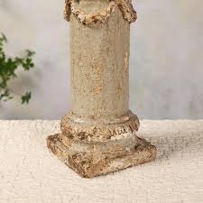 Vintage Greek Column Candle Holders: Rustic Farmhouse Decor ...