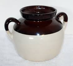 Antique RRP Co. Roseville Ohio Stoneware 2 Handled Covered Bean Pot Crock w/ Lid | eBay