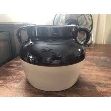 Vintage Red Wing Bean Pot Pottery | eBay