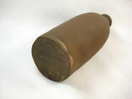 Vintage Japanese (C.1950) Bizen Style Ceramic Tokkuri Sake Bottle Brow – Shogun's Gallery