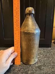 Antique Robinson Stoneware Beer Bottle | eBay