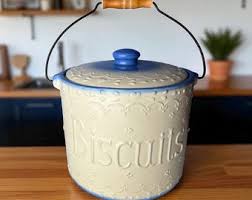 Navy Blue Silver Cookie Jar, 2 Litre Kilner Jar, Biscuit Jar ...