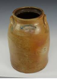 Sold at Auction: MC Webster & Son Stoneware Crock