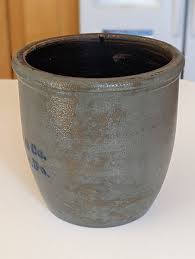 Stoneware JAMES HAMILTON GREENSBORO PA Gallon Cream Pot Jar ...
