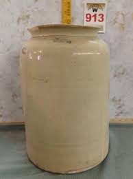 Sold at Auction: B. Cox 3 Gal. stoneware crock-Chipped