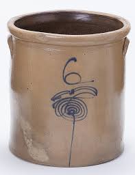 Lot - ANTIQUE RED WING STONEWARE CROCK