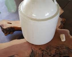 Antique Glazed Stoneware Jug, Vase, Vessel. Handcrafted ...