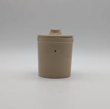 Vintage Light Gray Small 4" Stoneware Cheese Crock Candle | eBay