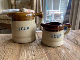 Vintage 1/2 Cup and 1/4 Measure Jars - Etsy