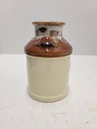 Milk Jug Crock Pottery Ceramic Stoneware Brown Decor Kitchen ...