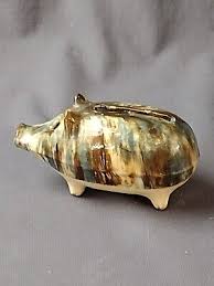 Antique Pottery Pig Piggy Bank Made In Austria | eBay