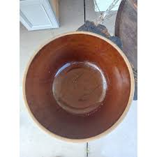 Vintage Large Stoneware Salt Glazed Bread Bowl Attributed to ...