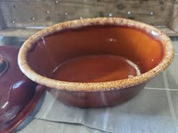 Vintage Hull Brown Drip Glaze Pottery Oven Proof USA Rectangle Casserole Dish | eBay