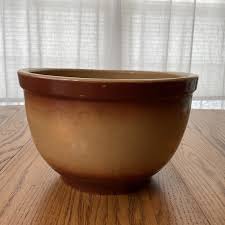 Vintage Watt Ware Pottery USA Stoneware Mixing Bowl Set 10” & 8” Nesting | eBay Australia