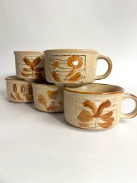 Abstract Art Stoneware Mugs – Third and Plum co