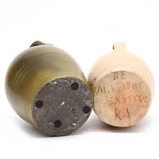 Two NC Pottery Jugs, R.E. Albright (Lot 1055 - Southern ...