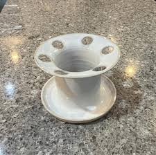 Handmade Pottery Toothbrush Holder Toothpaste Razor Holder Stoneware 6 Wide Slots Creamy White Blue Black Gray Ceramic Bathroom Organizer - Etsy