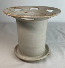 Aztec-Mayan Sun Hand Thrown Etched Art Pottery Toothbrush Holder, Signed OOAK | eBay