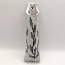 Granite Lake Pottery Stoneware Wall Pocket 7"x2" Green ...