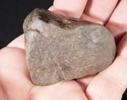 Stony METEORITE With Darker Fusion Crust! and REGMAGLYPTS ...