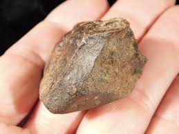 Stony METEORITE With DARK Fusion Crust 100% Natural 40.2gr ...