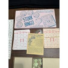 Unbranded | Games | Stork Bingo Pink Vintage 957 Leister Game Co Baby Shower Party Complete | Poshmark