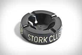 Cenicero Cigarro Stork Club Cerámica Negra | Uncrate