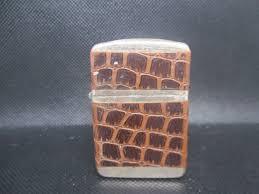 Vintage Silver/Brown Storm King Faux Crocodile Wrapped ...