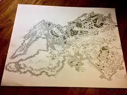 I drew a detailed map of my favorite Fire Emblem continent of ...