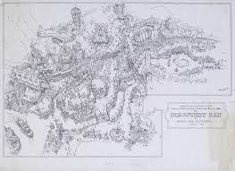 Bonhams : A Harper Goff Discovery Bay concept design drawing ...