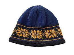 Kids Child's Navy Blue Acrylic/Wool OBERMEYER Knit Winter ...