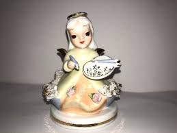 Vintage Lefton Angel Artist, Lefton Spaghetti Angel Figure ...