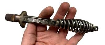 Antique Atlantic Nickle Plated Metal Woodstove Wood Stove ...