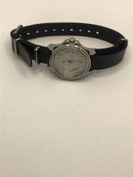 Fossil AM5476 Women's Black Leather Analog Silver Dial ...