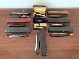 Gillette "tuckaway" Brass Razor And Case.