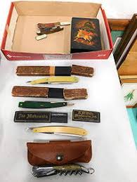 Straight Razor, 3 Pc. Carved Pearl, Henckels. J.