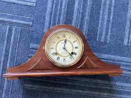 Sold at Auction: Vintage Waltham 31 Day Chime Wood Mantle Clock