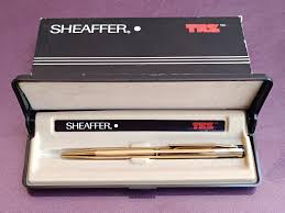 1980s SHEAFFER TRZ Gold Electroplated Model 70 Ballpoint ...