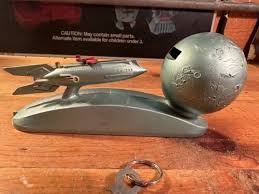 Vintage 1953 STRATO BANK XU232 - Works With Key! Atomic Age Moon Landing Cool | #4642347018