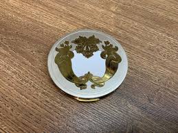 Vintage REX of Fifth Avenue Makeup Compact with Mirror Brass ...