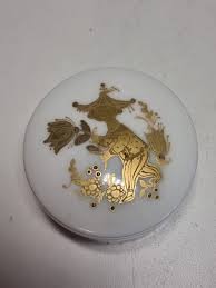 Rosenthal Quatre Couleurs Gold Porcelain Trinket Box | Made ...