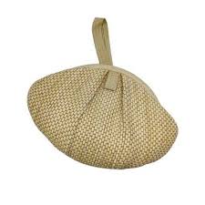 Beautiful Vintage ML USA Woven Beige Ivory Clutch Handbag Bag Purse Kiss Closure | eBay