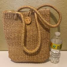Buy Reaction Kenneth Cole Straw Abaca Shoulder Hand Bag Natural Color Online in India - Etsy