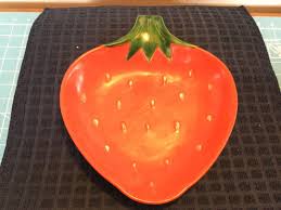 Strawberry Shaped Dessert Dish Plate Trinket Jewelry Candy ...