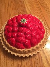 Vintage Ceramic Strawberry Covered Ceramic Pie Dish w/recipe ...