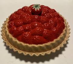 VINTAGE CERAMIC STRAWBERRY Plate/Serving Dish $15.78 ...