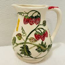 Vtg 1967 Strawberry Pitcher Studio Made | eBay
